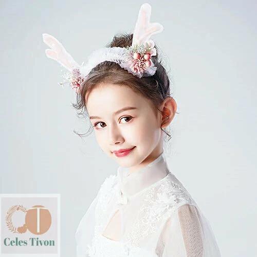 子供ヘッドドレス 髪飾り カチューシャ ヘアアクセサリー ハロウィン クリスマス ...
