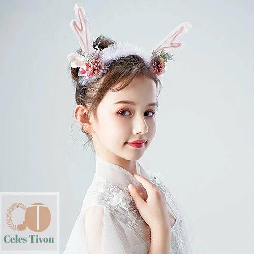 子供ヘッドドレス 髪飾り カチューシャ ヘアアクセサリー ハロウィン クリスマス ...