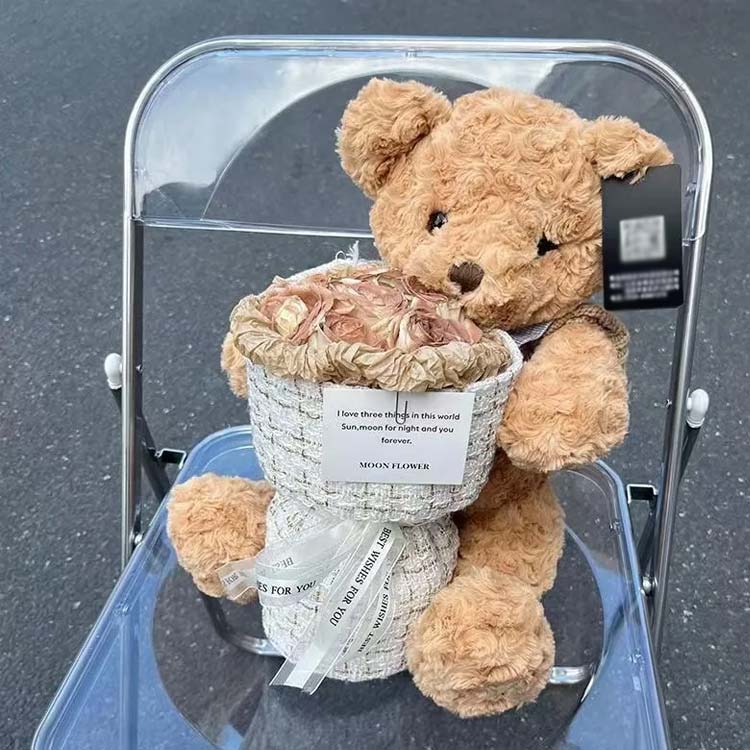ソープフラワー バラ ブーケ 可愛い 発表会 お祝い ソープフラワー ギフト 誕生日 ...