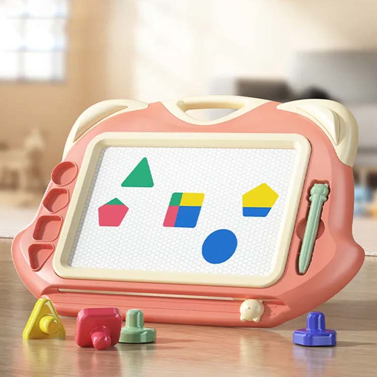 お絵かきボード こども ペン付き 大きい 学習 おえかきボード おもちゃ 大画面 子供 お絵描きボード スタンド付き 消せる 磁石 2