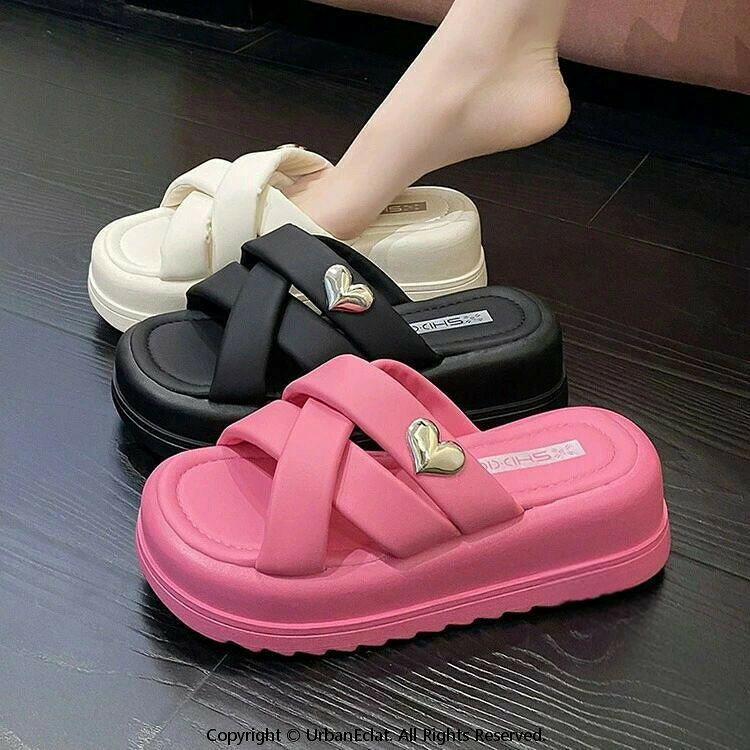 サンダル 厚底 6cm レディース 軽い �