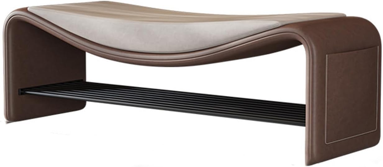 Slippers Racks - 玄関ベンチ無垢材製革製炭素鋼製フレーム シューズラック 下駄箱 靴箱 タイプ 小物収納 玄関収納 ファッションデザインは北欧風靴棚 靴収納 お手入れ簡単 下駄箱 60*35*42 靴箱 快適な座り心地