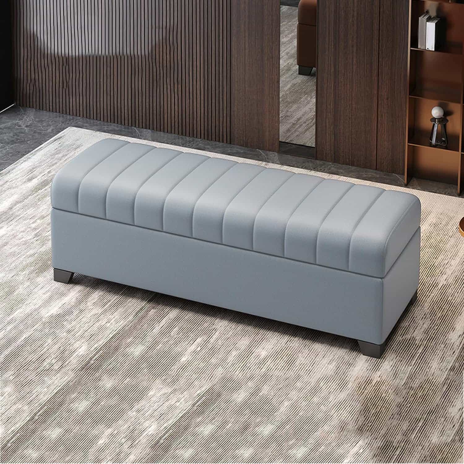 Slippers Racks - ベンチ ソファ 収納付 タイプ3 スツール ボックス ベンチソファ ベンチソファー オットマン ソファー 収納 椅子 イス いす 蓋つき 収納ボックス トランクベンチ ボックススツール トランク 収納