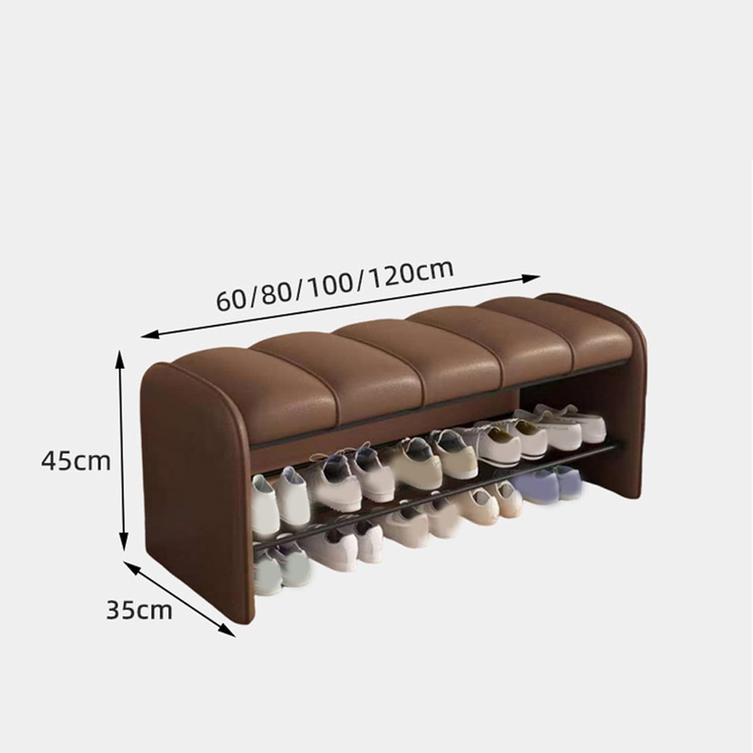 玄関ベンチ 収納ベンチ スツール 60*35*45 収納 便利な収納 スリム 履き替えベンチ オープンストレージ 椅子 コンパクト ベンチ 収納 お手入れ簡単 下駄箱 靴箱 快適な座り心地 玄関腰掛け