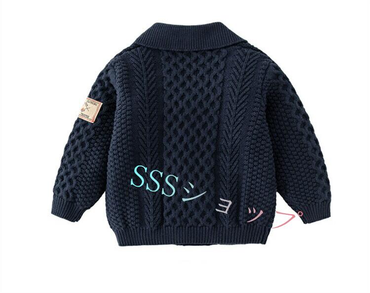 キッズ セーター ベビー服 ニット スクールセーター 長袖 子供服 トップス コット...