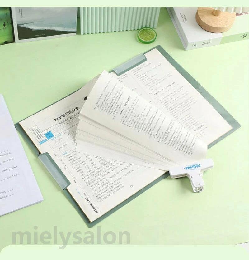Grace Selectのオフィス ビジネス 学校 整理 保管 収納 書類 資料 プリント 用紙 防水 シンプル ポケット付き A3 クリップファイル 5色入り 5色セット クリップボード｜アングル3