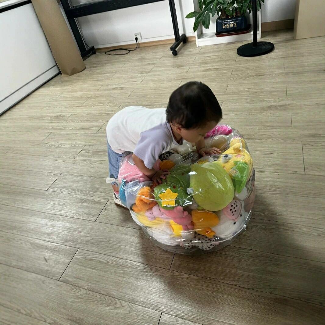 防塵 おもちゃ収納袋 ベビー 収納 片づけ簡単 大容量 肘掛 座れる ソファー クリア 子供 子供部屋 キッズ 玩具収納 ぬいぐるみ おもちゃ収納袋 お掃除 大容量 トイ収納バッグ リビング ランドリー収納 [2]
