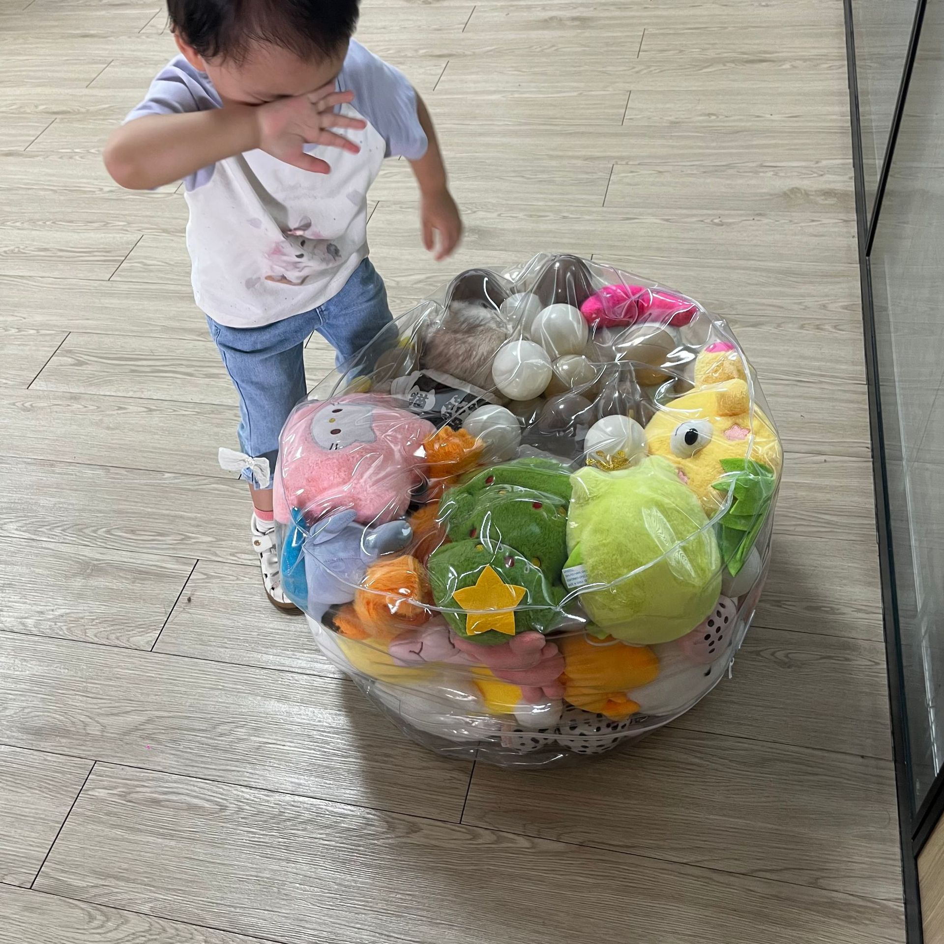 防塵 おもちゃ収納袋 ベビー 収納 片づけ簡単 大容量 肘掛 座れる ソファー クリア 子供 子供部屋 キッズ 玩具収納 ぬいぐるみ おもちゃ収納袋 お掃除 大容量 トイ収納バッグ リビング ランドリー収納 [3]