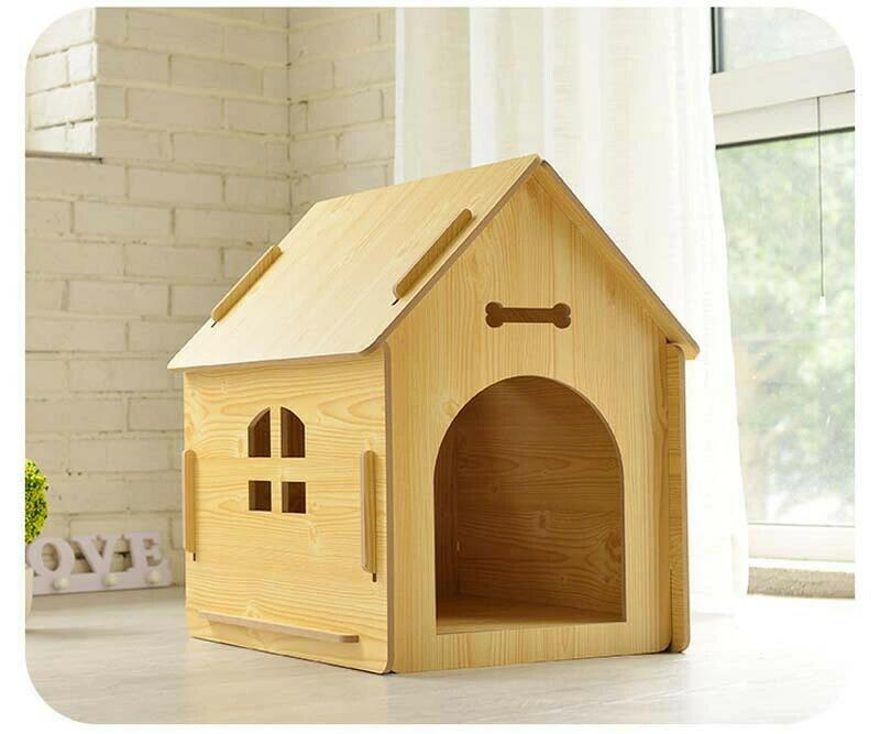 Grace Selectの犬 犬小屋 犬舎 ペット犬用 ペット用 ハウス 木製 家 屋外 屋外ゲージ 大型犬 室外 野外 庭用 外飼 体高約50cmまで おうち ドッグ｜アングル3