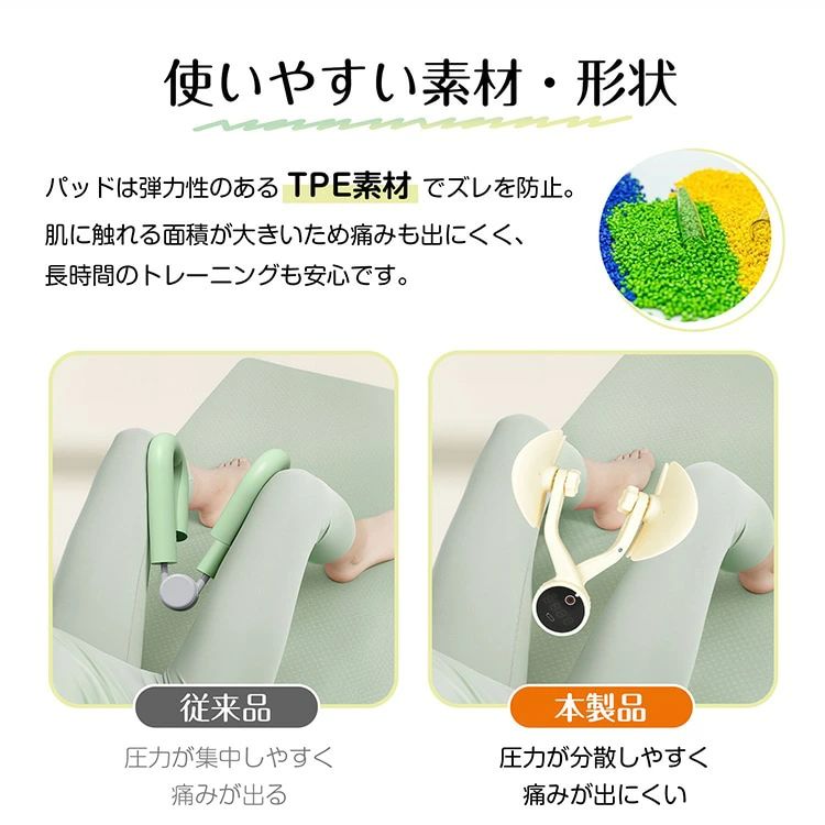 内転筋トレーニング ヒップトレーナー デジタルパネル 360度回転 4段階 産後エクササイズ ヒップアップ 美尻トレーニング 骨盤ケア 太もも 背中 腕 脚やせ 2