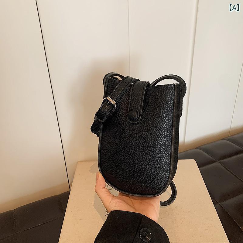 レディース バッグ 鞄 ミニ ショルダー スマホ用 ファッション 軽量 かわいいレディース バッグ 鞄 ミニ ショルダ バッグ 小物 ブランド雑貨 通販 A:ブラック B:ピンク C:ホワイト D:レッド