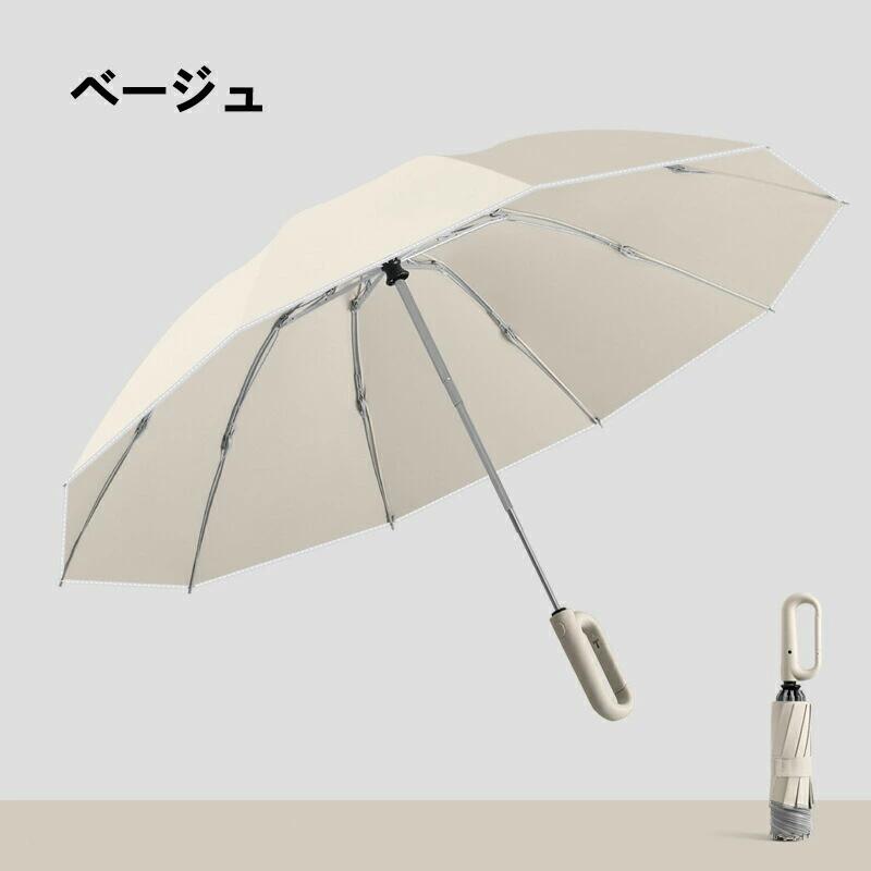 Grace Selectの雨傘 長傘 傘 日傘 大きい メンズ レディース 濡れない傘 晴雨両用 晴雨兼用 撥水加工 丈夫 ワンタッチ 便利 機能 車 電車 強風 雨の日 暑い日 暑さ対策 逆開き 男女兼用傘 通学 通勤 梅雨対策｜アングル2