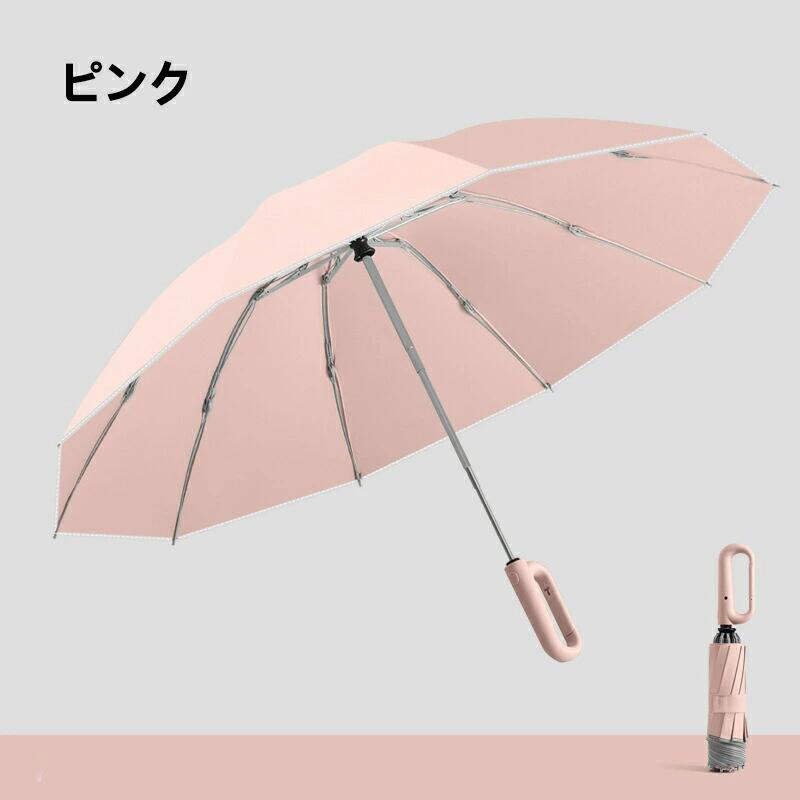 Grace Selectの雨傘 長傘 傘 日傘 大きい メンズ レディース 濡れない傘 晴雨両用 晴雨兼用 撥水加工 丈夫 ワンタッチ 便利 機能 車 電車 強風 雨の日 暑い日 暑さ対策 逆開き 男女兼用傘 通学 通勤 梅雨対策｜アングル3