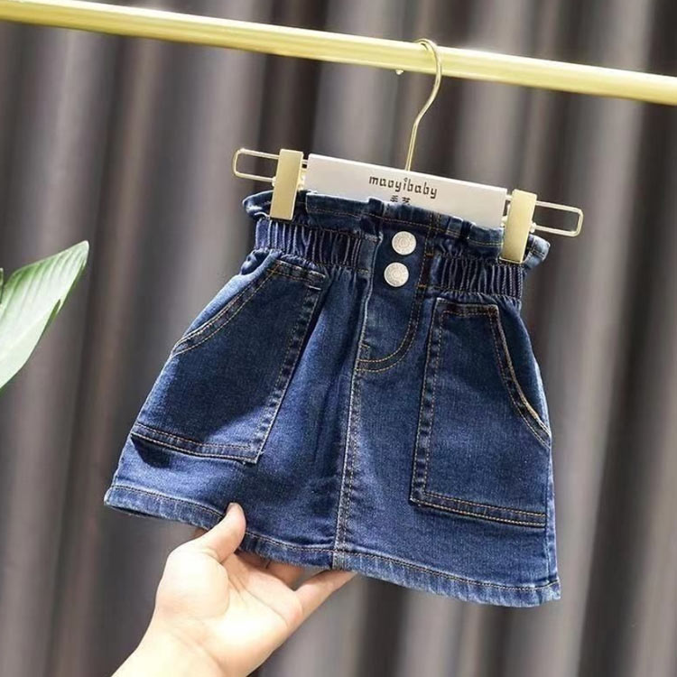 フリル 女の子 アウトウェア デニム キュロット フレア ズボン パンツ ボトムス 子...