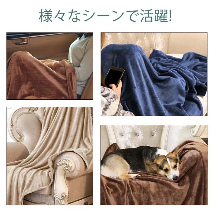 毛布 キング ダブル シングル ハーフ 送料無料 ブランケット フランネル 春 夏 ふわふわ 軽量 洗える おしゃれ オールシーズン 薄手 おしゃれ 新生活 一人暮らし 薄い毛布 マイクロファイバー [3]