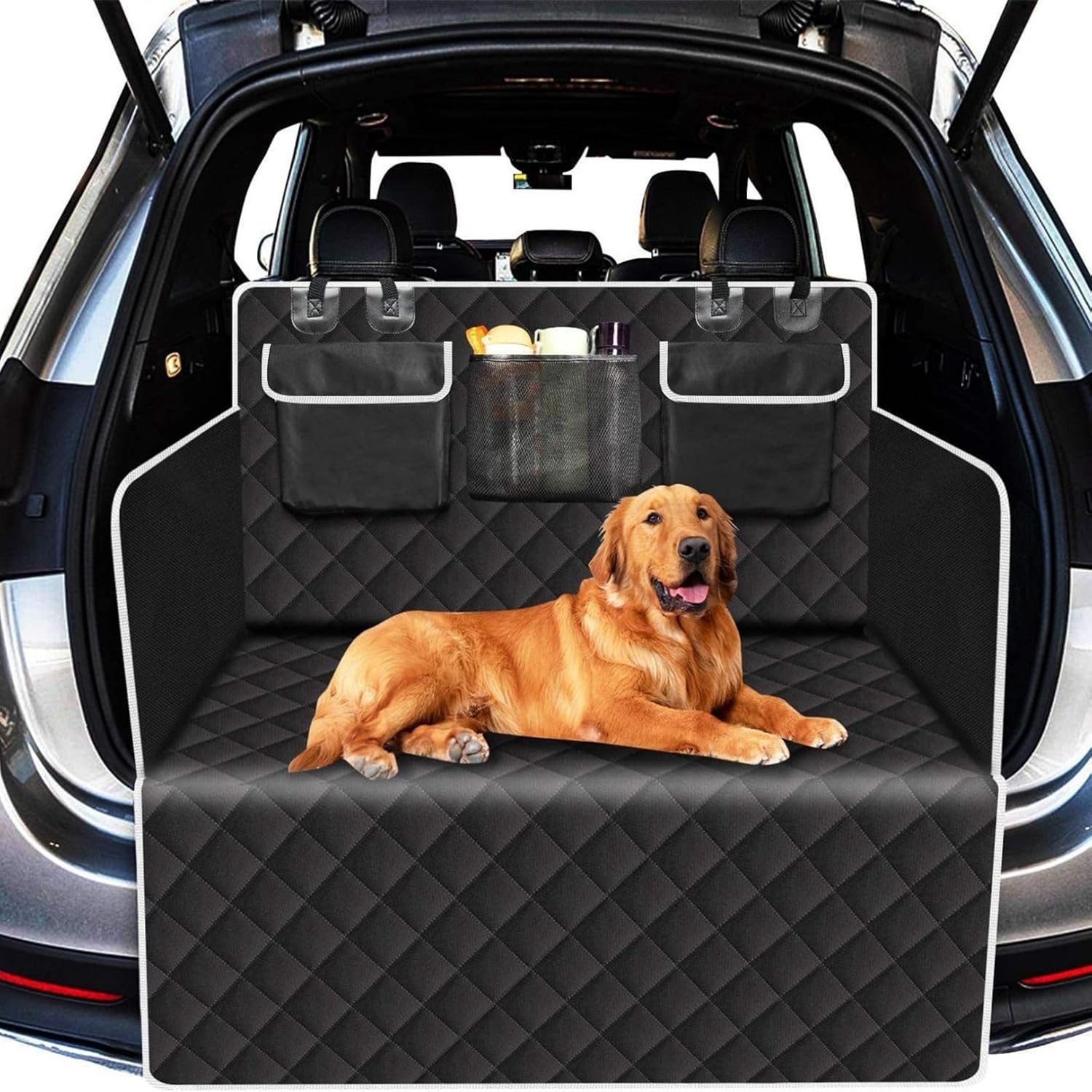 ペット カーシート ドッグ用シート 車用 後部座席用 汎用版 犬用 猫用 車載用 ドラ...