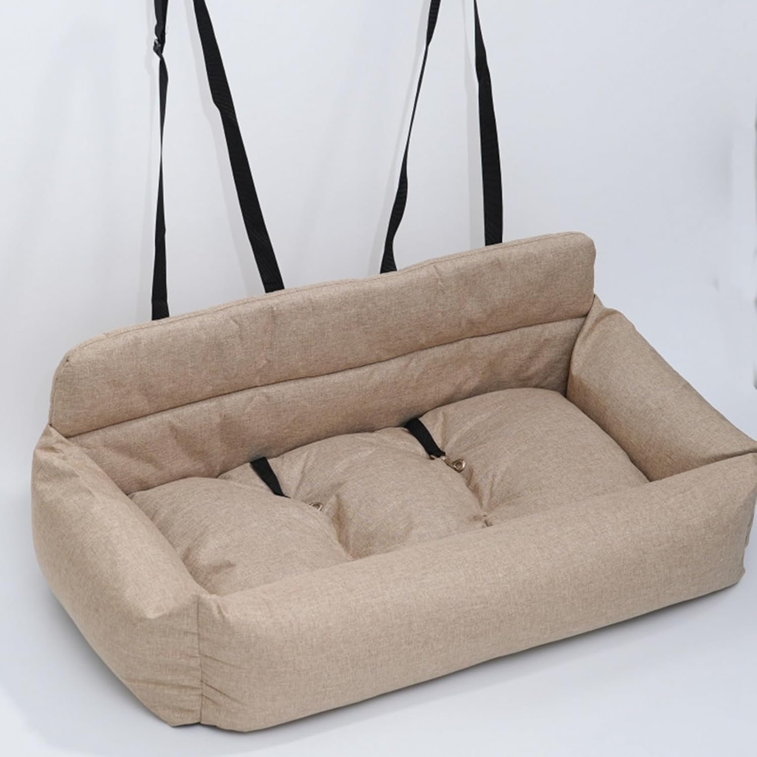 Toilet For A Walk - 犬用カーベッド ペット用 リード付き カーシートカバー ペット用ドライブシート 車ペットシート 全車種対応 耐久 清潔簡単 水洗い可能 通気性 丈夫 SUV お出かけ ペットキャリー 水洗い可能