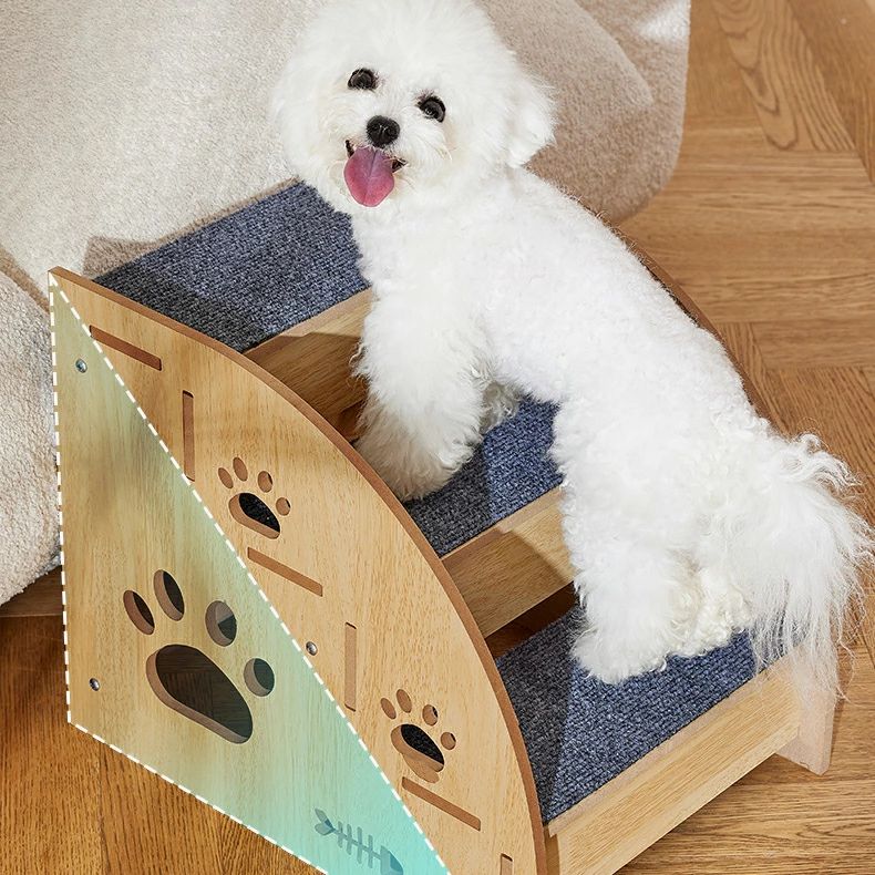 室内スロープ 遊び もこもこ 猫用階段 ストレス解消 ペット介護用品 小型犬 ベッド...