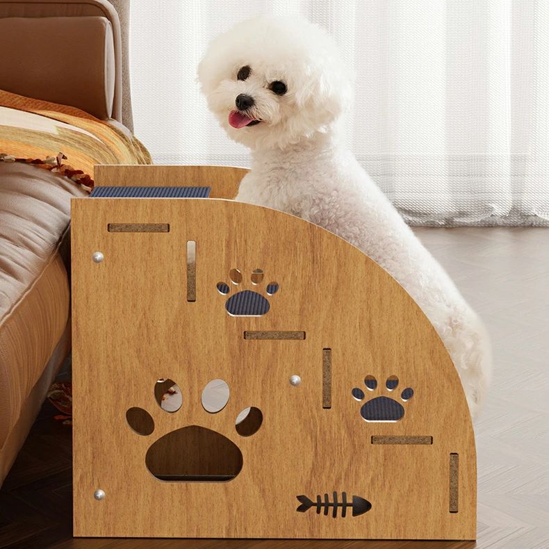 室内スロープ 遊び もこもこ 猫用階段 ストレス解消 ペット介護用品 小型犬 ベッド...