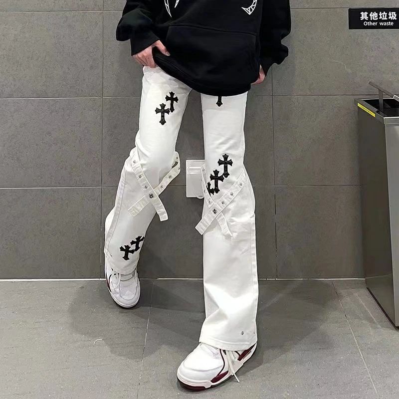 レディース 春秋 カジュアル パンツ ゆったり 通勤 ジーンズ デニム ボトムス 可愛い おしゃれ オシャレ お洒落 かわいい 個性的 graceselect327-10051993 Grace Select サンプル画像3