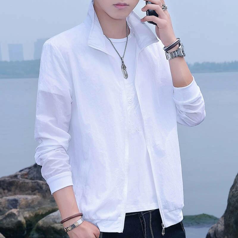 ラッシュガード UVカット メンズ 吸水速乾 冷感 薄手 軽量 体型カバー ジップアップ 紫外線対策 日焼け防止 アウトドア 春夏 ジャケット 透けない 夏物 ジャンパー 新作