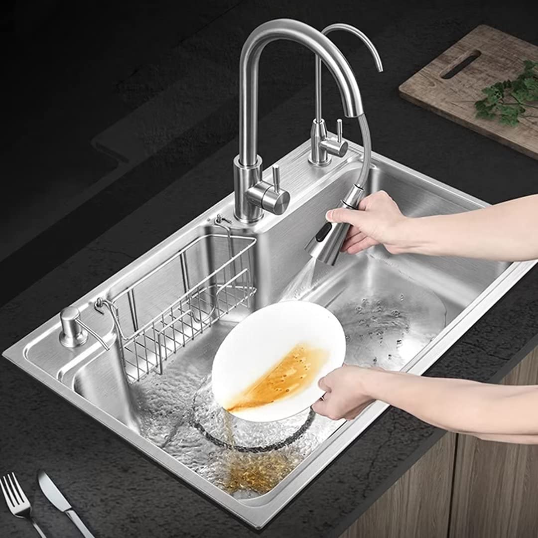 バーシンク 18ゲージ ステンレス 家庭用シンク ビルトインシンク 大型シンク 付属品付き