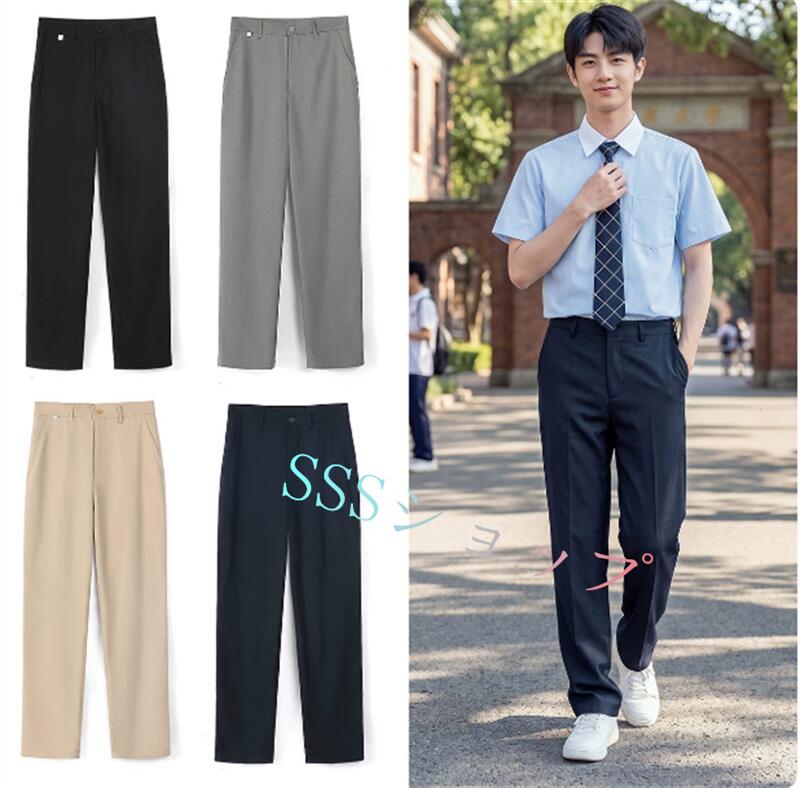新色追加 学生服 ズボン 制服 男子制服 スクール パンツフォーマル 学生ズボン メ...
