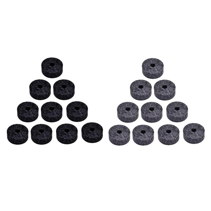 10個 シンバルスタンドフェルト シンバル交換用アクセサリー ドラムセットアクセサリー