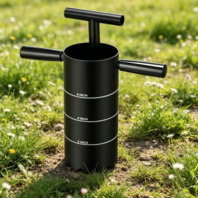 【素材】: ステンレス製のスポーツ穴あけ器で、芝生に差し込みやすく、練習用のカップ作りをしっかり支えます。スポーツ用品として扱いやすい構造で、日常のメンテナンスにも使いやすい設計です。【機能】: 芝用ホールカッターとして、グリーンや芝面に均一なカップを作るための切断工具です。練習環境の整備やコース補修を、手作業よりも安定して進めやすくします。【使いやすさ】: 上部と側面のハンドルで握りやすく、回しながら押し込む動作がしやすいため、作業の負担を抑えやすいのが特長です。スポーツカップカッターとして、狙った位置を整えやすくなります。【調整設計】: 深さの目安が見やすい本体構造で、用途に合わせた芝の切り込みを判断しやすく、仕上がりをそろえやすいのが魅力です。スポーツ用具として、練習場の印象もきれいに保ちやすくなります。【用途】: 自宅の練習グリーン、クラブの整備、芝面のカップ加工など、さまざまな場面で使える芝用ホールカッターです。必要な場所に素早く対応でき、練習や管理の準備時間を短縮したい方に役立ちます。ご購入前のご案内 ● サイズについて：スタッフ間で測り方を統一していますが、実寸に1〜3cmの誤差がある場合がありますのでご了承ください。 ● 商品の色は、撮影時の光やモニターによって異なる場合がありますのでご注意ください。 ● 生地特性により匂いが感じられることがありますが、数日で気にならなくなります。 ● 他店舗と在庫を共有しているため、受注後に欠品となる場合があります。 ▼出荷前には全て検品を行っておりますが、万が一商品に不具合があった場合は、お問い合わせフォームよりご連絡くださいますようお願い申し上げます。営業日に対応いたしますのでご安心ください。【素材】: ステンレス製のスポーツ穴あけ器で、芝生に差し込みやすく、練習用のカップ作りをしっかり支えます。スポーツ用品として扱いやすい構造で、日常のメンテナンスにも使いやすい設計です。【機能】: 芝用ホールカッターとして、グリーンや芝面に均一なカップを作るための切断工具です。練習環境の整備やコース補修を、手作業よりも安定して進めやすくします。【使いやすさ】: 上部と側面のハンドルで握りやすく、回しながら押し込む動作がしやすいため、作業の負担を抑えやすいのが特長です。スポーツカップカッターとして、狙った位置を整えやすくなります。【調整設計】: 深さの目安が見やすい本体構造で、用途に合わせた芝の切り込みを判断しやすく、仕上がりをそろえやすいのが魅力です。スポーツ用具として、練習場の印象もきれいに保ちやすくなります。【用途】: 自宅の練習グリーン、クラブの整備、芝面のカップ加工など、さまざまな場面で使える芝用ホールカッターです。必要な場所に素早く対応でき、練習や管理の準備時間を短縮したい方に役立ちます。