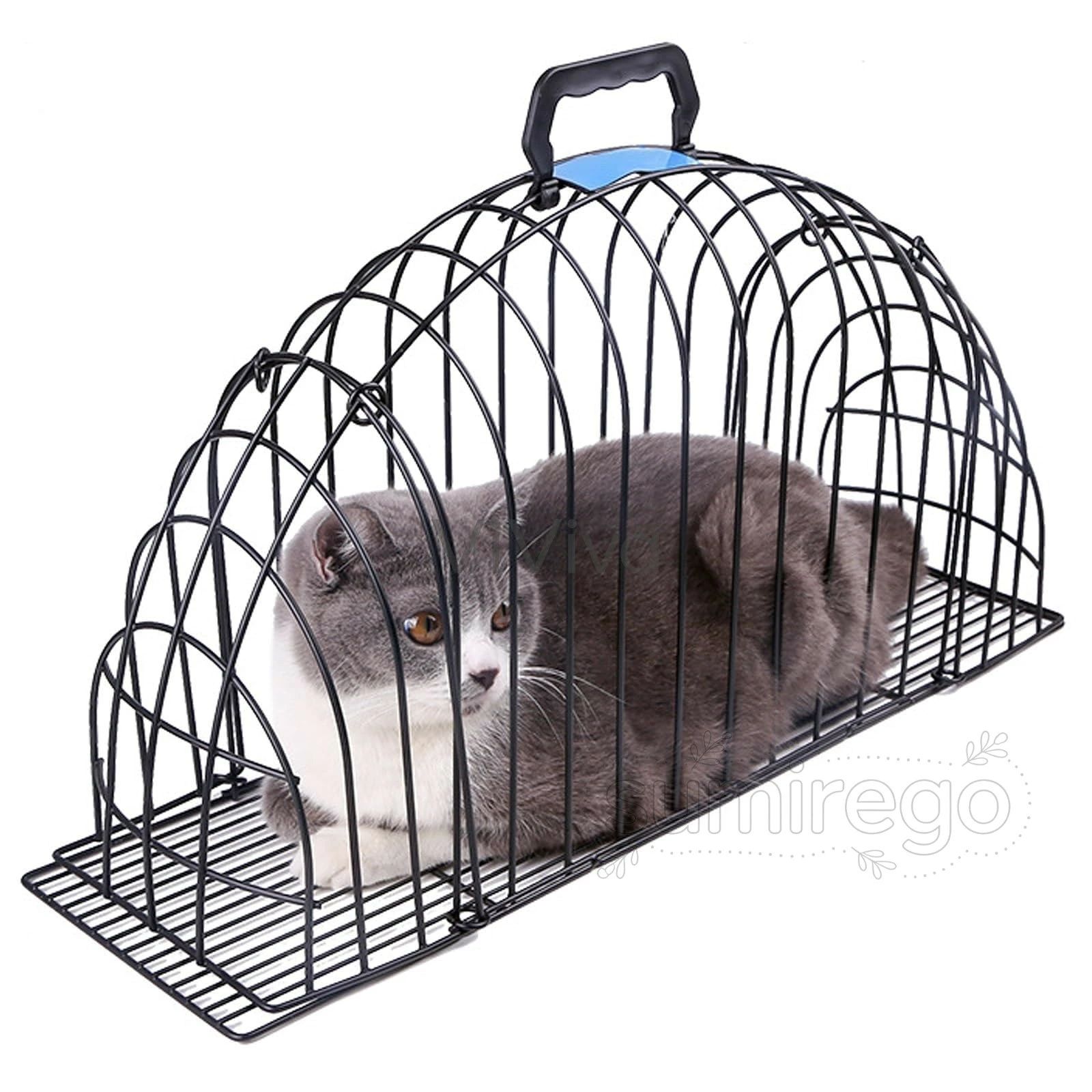 猫用シャンプーケージ ペット洗浄ケージ 金属製 猫用バス 防止引っかき 多用途 | 丈夫な金属製猫用ケージ。洗澡・爪切り・投薬・ケアに対応し、通気性の良い安全設計で猫のストレスを軽減
