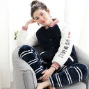 M 野球服 上下セット コットン レディース プレゼント 秋冬部屋着 前開きルームウェア寝巻き ルームウェア 長袖パジャマ ルームウェア dh503g4c6kc...