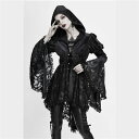 ハロウィン 仮装 大人 女性 中世 17世紀 ゴシック様式 ビクトリア風 コート ジャケット フード付き 宮廷服 仮面舞踏会 学園祭 文化祭 舞踏会 XS〜3X...