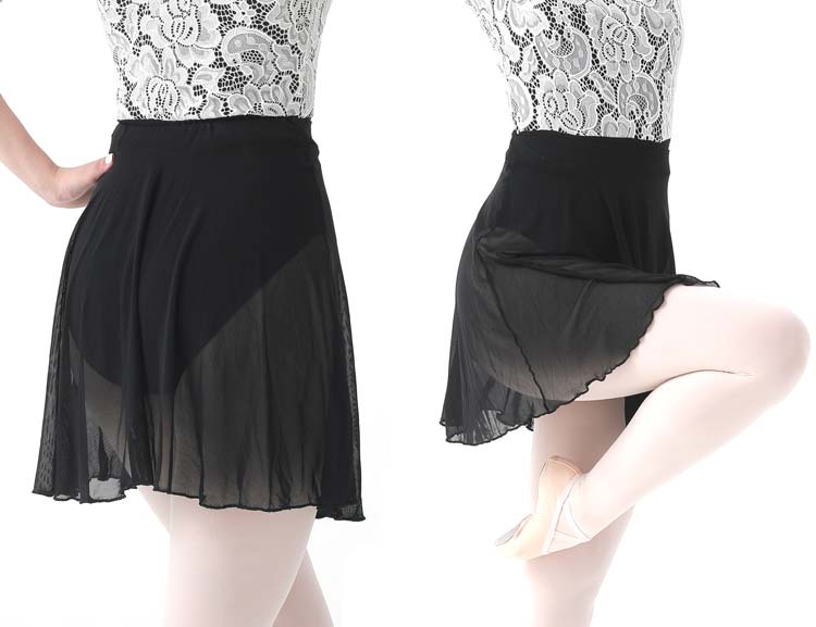 バレエ スカート（40cm丈・全9色）大人 バレエ用品 バレエ スカート ジュニア レース バレエスカート レディース ラップスカート 大人バレエ用品 レッスン 着 ウェア カラー バレエスカート シフォン 柔らか 可愛い