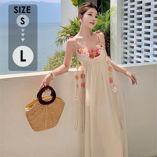 リゾートワンピース レディース サマードレス ワンピース 夏ワンピ ロング おしゃれ ファッション 春夏 カジュアル 体型カバー ゆったり 大きめ きれいめ ハワイ 沖縄 旅行用 大人 20代 30代 40代 可愛い dd079c6c6lc