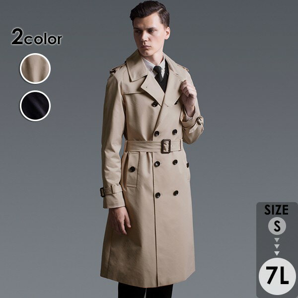 ロングコート メンズ チェスターコート 2カラー ビジネス 大きいサイズ アウター メンズファッション 防寒 体型カバー おしゃれ 春 秋冬 ブラック 大きいサイズ ベージュ 20代 30代 40代 eg018jc