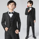 子供スーツ 男の子 入学式 卒業式 キッズスーツ ジュニア フォーマルスーツ 小学校 長袖 セットアップ 子ども服 卒園 入園 小学生 タキシード 演奏会 お呼...