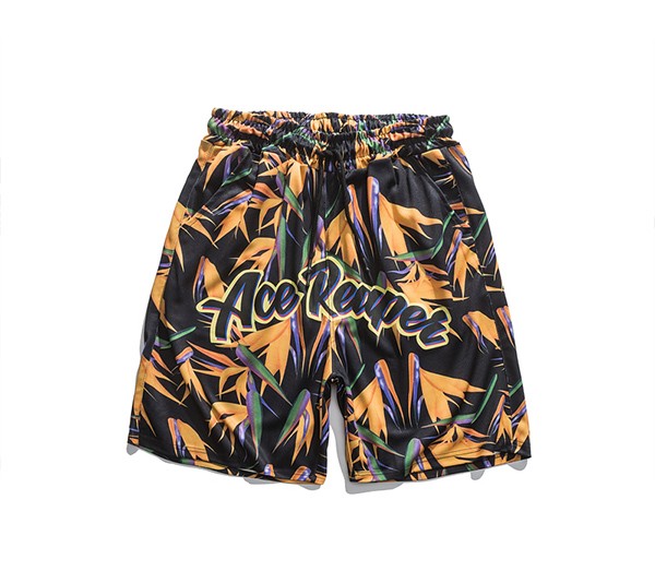 サーフパンツ メンズ 水着 海パン ハワイアン アロハ柄 ホワイト ブラック ウエスト紐 速乾 ショートパンツ 水陸両用 ハーフパンツ 5分丈パンツ 膝上丈パンツ スイムウェア 大きいサイズ 速乾 スイムショーツ リゾート df024l9l9jc