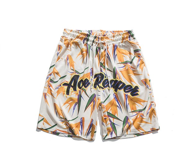 サーフパンツ メンズ 水着 海パン ハワイアン アロハ柄 ホワイト ブラック ウエスト紐 速乾 ショートパンツ 水陸両用 ハーフパンツ 5分丈パンツ 膝上丈パンツ スイムウェア 大きいサイズ 速乾 スイムショーツ リゾート df024l9l9jc