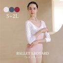バレエ レオタード 大人 長袖 美ライン vネット シンプル 韓国風 大人用 衣装 無地 バレエ用品 ballet用品 練習着 演出用 かわいい 春 夏 秋 お...