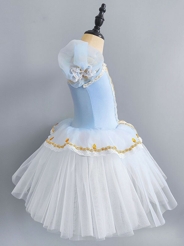 バレエチュチュ バレエダンス 子供ダンス衣装 演出バレエ 大きいサイズ チュチュ 子供バレエ 子供用舞台衣装 バレエ発表会 バレエ形体服 レオタード 女の子 可愛い ダンス服 ballet用品 新体操 ダンスウェア Tutuスカート 練習着 演出用 dl012m3m3d7