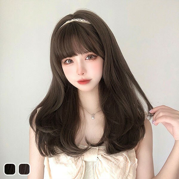 セット内容&nbsp;&#10045;.*&#42611; ウィッグ/ヘアネット【※こちらの商品は、個人差等ございますので、商品ご到着後、お客様ご自身より手くしやカット等多少の調節が必要な場合もございます。】「記載のないアクセサリー　小物等は付属しません」 素材&nbsp;&#10045;.*&#42611; 高温耐熱ファイバー カラー&nbsp;&#10045;.*&#42611; ブラウン/ブラック サイズ (cm)&nbsp;&#10045;.*&#42611; 頭周り52-58cm長さ：約56cm※表記寸法と実寸値の多少の誤差はご容赦ください。 送料&nbsp;&#10045;.*&#42611; ★1点 880円(北海道・九州・沖縄・離島除く)商品を複数ご注文の場合の送料は、下記の表を参照してください。 ※SALE品など、他商品との同梱発送不可の商品と合わせてご購入の場合、送料の計算が異なりますのでご注意ください。 注意事項&nbsp;&#10045;.*&#42611; ●ページの閲覧環境によって、掲載写真と実際の商品の色合いが異なる場合があります。 ●モデルに小物を使う場合がございますが、商品に含まれませんので、セット内容をご確認ください。 ●一部商品はボタンの穴が開いていない場合もございますが、不良品ではございません。 ●製造過程・出荷過程の間に出来た細かなキズ・ヨゴレなどある場合がございます。細かい部分まで気になさる方は、ご購入をご遠慮ください。 ●商品の仕様は、製造元の都合により予告なく変更や突然の欠品等で商品手配の遅れや手配ができない場合がございます。 ●お届けした商品に不備がございましたら、お届け後5日以内にご連絡ください。早急に対応させていただきます。なお期日を過ぎた場合はお受け致しかねます。 ●土日祝祭日のご注文およびお問い合わせへの弊社からのご連絡は、翌営業日となります。 ●海外製品のため、詳細タグなし。 ●配送の関係上、ラッピング対応は受け付けておりません。 &nbsp;&nbsp;会社・学校・団体でご購入のお客様 発送の際、ご担当者様のお名前（フルネーム）が必要となります。 登録情報のお名前を、会社名や団体名のみでご登録されている場合、ご登録名をご担当者様のお名前にご変更していただくか、【備考欄】にフルネームでご記入願います。 【納品書や領収書につきまして】 当店では個人情報保護及び環境保全の為ペーパーレス化に取り組んでおりますので、お届けのお荷物に納品書（お買上明細書）は同封しておりません。ご了承くださいませ。 ご希望の場合、ご注文時【備考欄】にご記入願います。PDFファイルをメールにて添付いたします。 &nbsp;&nbsp;返品・交換・キャンセルについて サイズ間違い・イメージ違いなど、お客様都合によるキャンセルやご交換は原則として承っておりません。返品ルールに関しましては、リンク先ページをご覧の上、お気軽にお問い合わせください。 SIMILAR COLOR ブラウン 茶 ブラック 黒