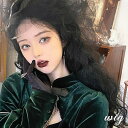 ウィッグ レディース フルウィッグ ロング 巻き髪 黒髪 ブラック 可愛い かわいい 大人用 コスプレ ロリータ ゴスロリ コスチューム 原宿風 仮装 超自然 ...