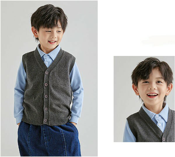 スクールベスト 無地 ニットベスト キッズ 小学生 通園 通学 子供 ジュニア 男の子ベスト 男女兼用 学校 春 秋 冬 袖なし スクールニット シンプル カジュアル グレー ネイビー ブラック 黒 ワインレッド 110cm 120cm 130cm 140cm 150cm 160cm 170cm dw211s1s1ze