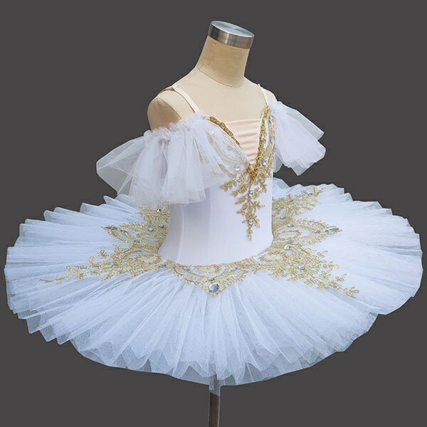 子供 バレエレオタード 衣装 ダンス チュチュ コンクール 演出 子供バレエ 3色 子供用舞台衣装 バレエ発表会 レオタード 女の子 可愛い ダンス服 Tutuスカート 練習着 100/110/120/130/140/150/160 ホワイト ブルー ピンク dm040t2t2zo