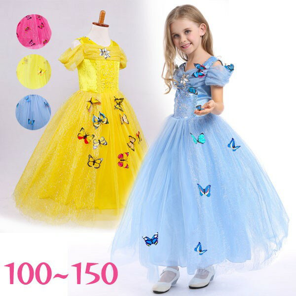 女の子 可愛い お姫様 ワンピース プリンセス ドレス コスプレ 面白い 仮装 子供 セット 帽子 cosplay ギフト プレゼント ハロウィン 衣装 Hal...