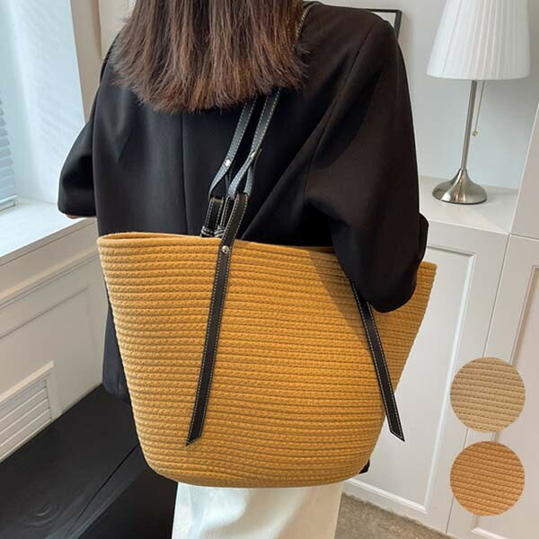 かごバッグ ショルダー レディース 大きめ 大人可愛い 春夏 カバン バッグ ストローバッグ ポケット 軽い 大容量 おしゃれ ナチュラル 旅行 リゾート ビーチ ママバッグ 日常 軽量 ベージュ オフホワイト ec210t2t2ze