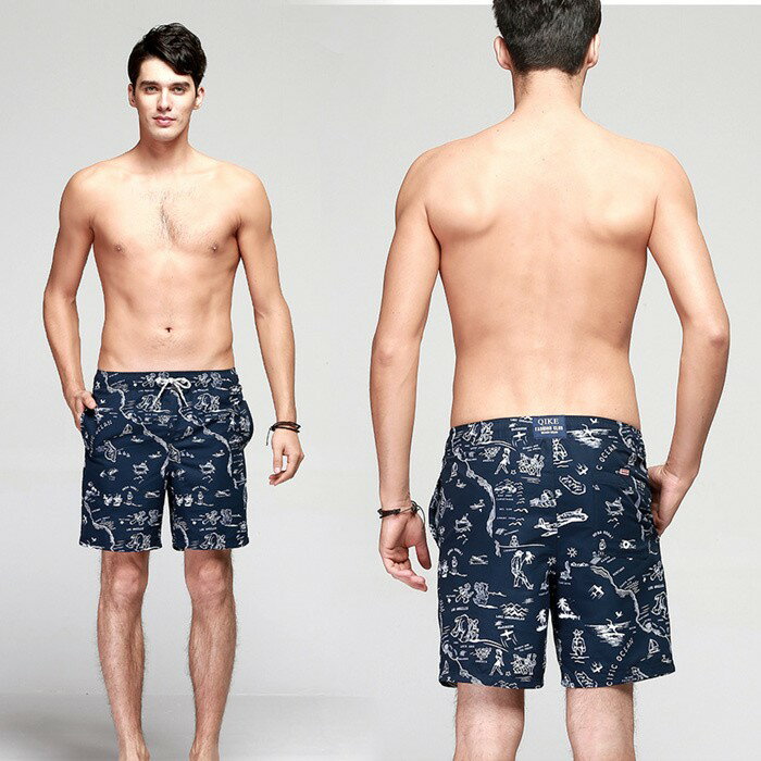 水着 メンズ サーフパンツ 速乾 ショートパンツ 短パン 水陸両用 ビーチパンツ 大きいサイズ 海パン スイムパンツ リゾート 海 プール 行楽 レジャー 旅行 サーフィン ネイビー S/M/L/LL/3L/4L mg013x0x0lc