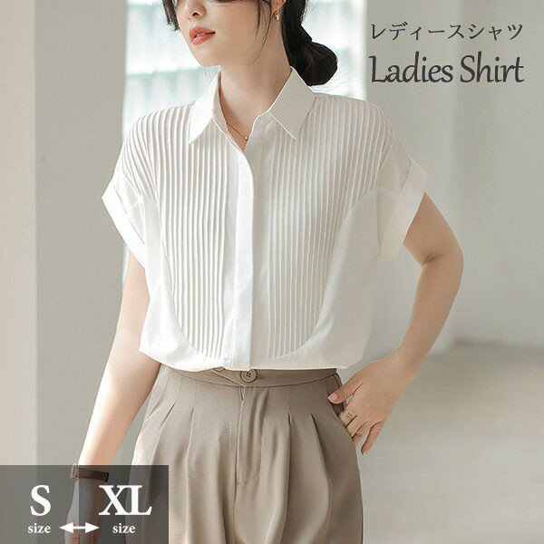 ブラウスレディースシャツトップス半...