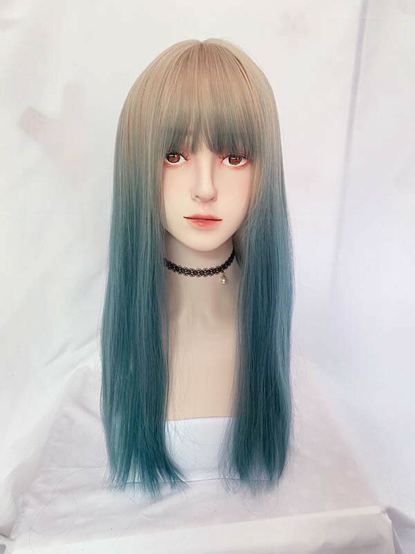 プリシラ ガールズ・シュシュウィッグ ドーリーカール GVS-03 耐熱　TNC・ナチュラルカラー