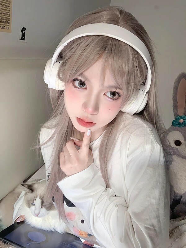 ウィッグ フルウィッグ ロングストレート 女性 レディース ゆめかわ ロリータ ハロウィン ふんわり 前髪あり かつら コスプレ 可愛い 耐熱ウィッグ コスチューム 仮装 大人用 グラデーション 文化祭 イベント 学園祭 女装 発表会 学芸会 舞台 演劇 変装 小道具 dp207x1x1jc